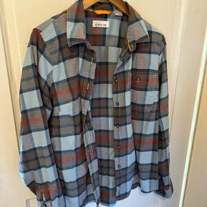 Orvis lodge stretch flannel shirt